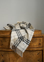 Sonia scarf - White check