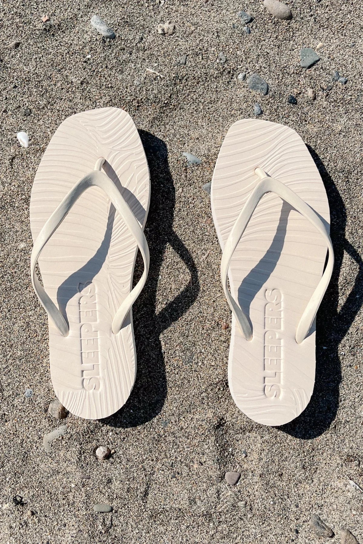 Sleepers Tapered flip flops - Eggnog