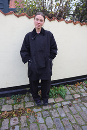 Cimana recyckled heavy trenchjacket - Black