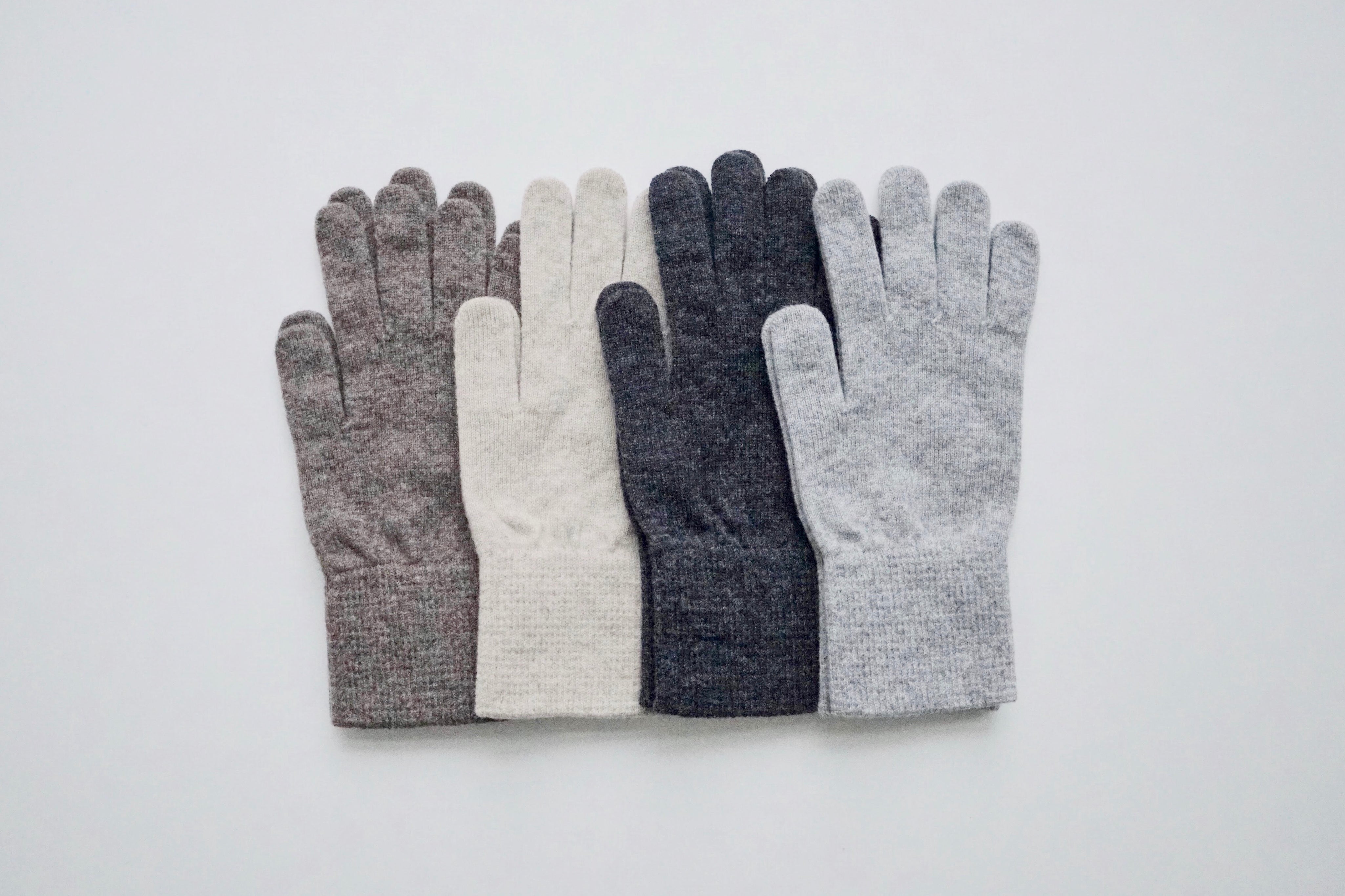 Uruguayan wool gloves - Light grey