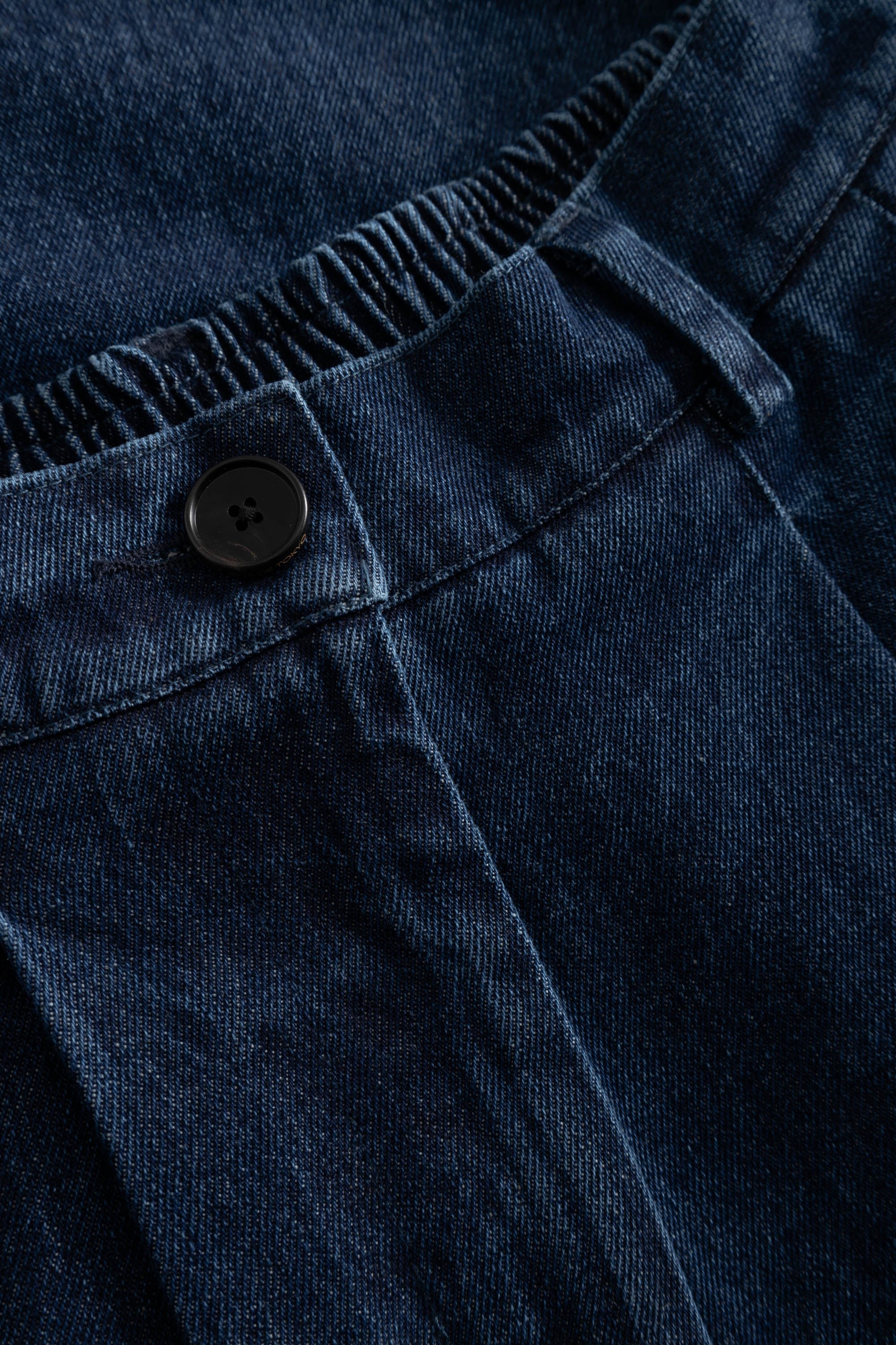 Pen organic heavy denim skirt - Dark Denim