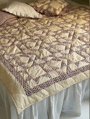 Patchwork sengetæppe 180x240 cm