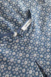 Montgomery bluse - White flower denim