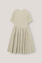 Savannah dress - Parchment check