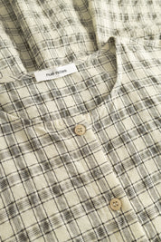 Savannah dress - Parchment check