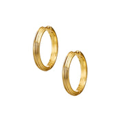 Golden deco hoops bold