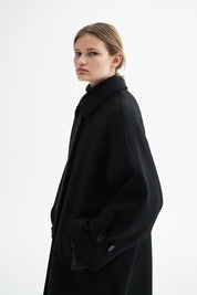 Caro wool coat - Black