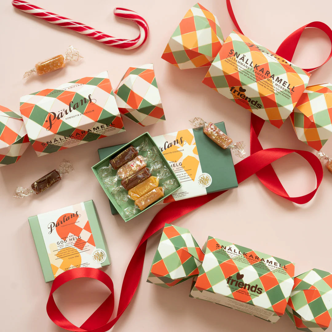 Christmas cracker med 8 karameller