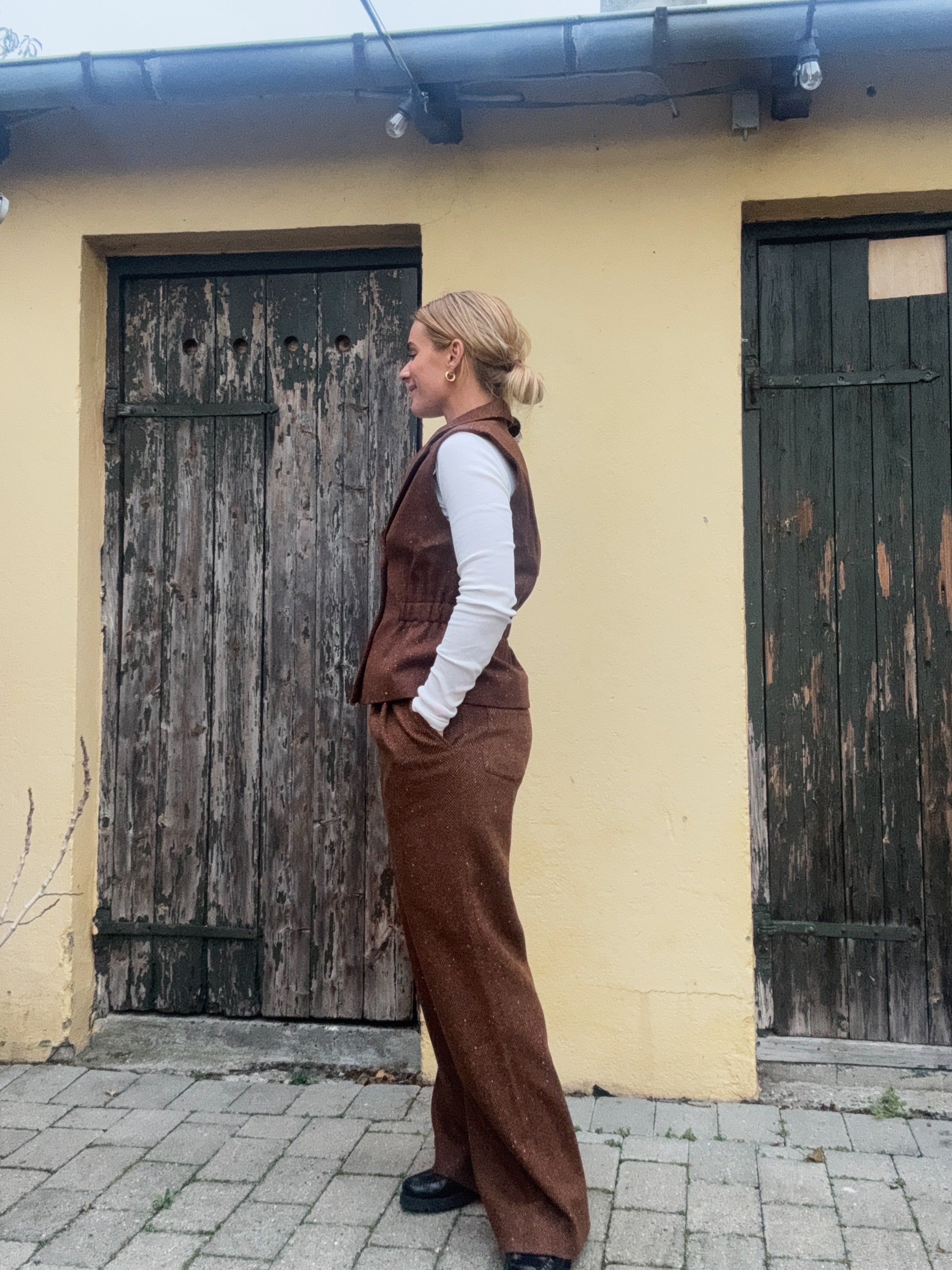 Russel pants - Rust melange