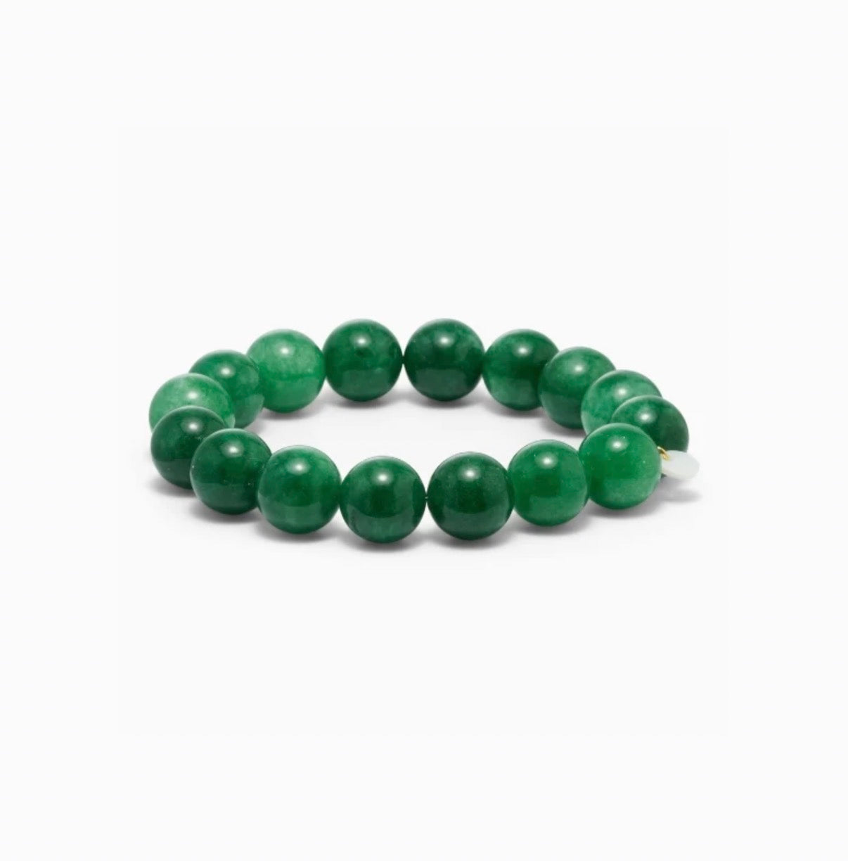 Chunky armbånd · green jade