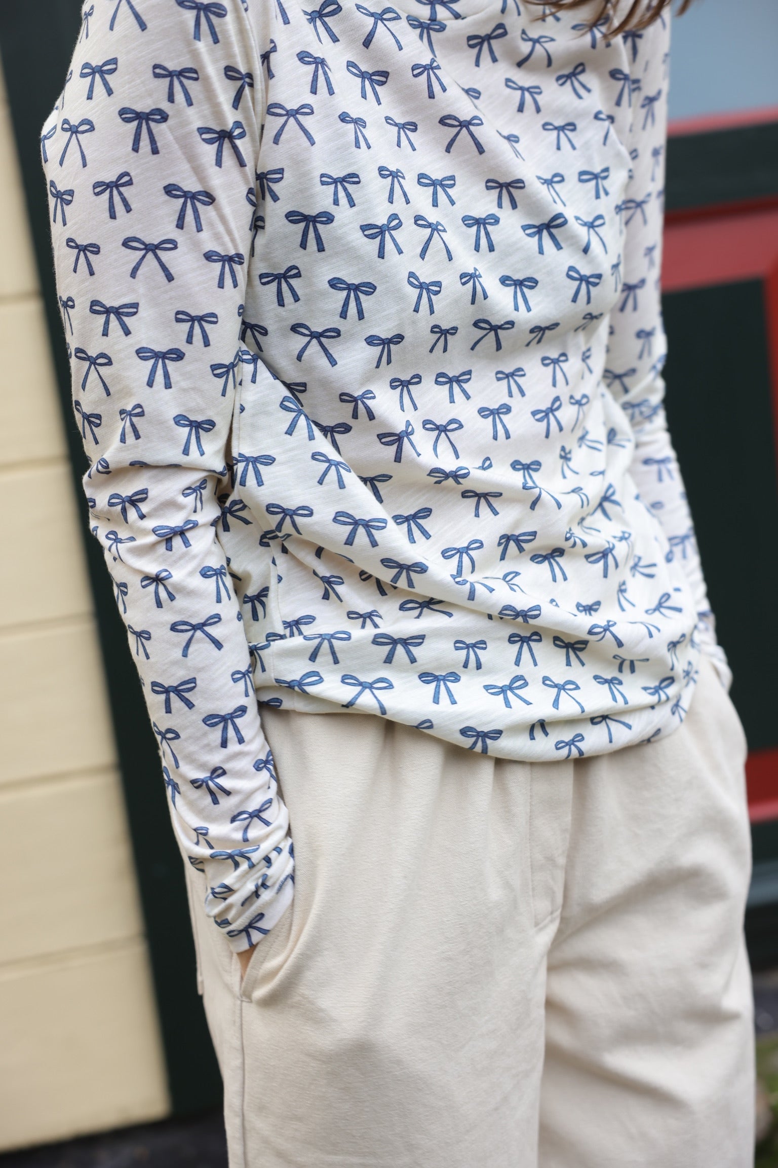 Cinna t-shirt - Blue bow