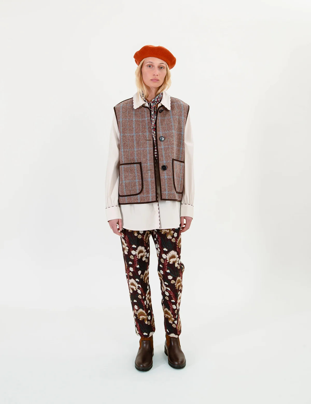 Runa vendbar vest - double wool