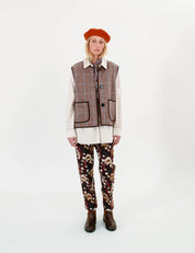Runa vendbar vest - double wool