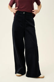 Philly organic heavy corduroy pant - Ink Navy