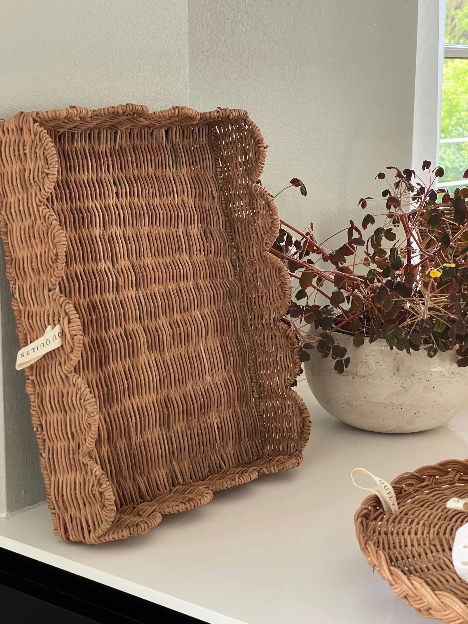 JOU rattan tray square