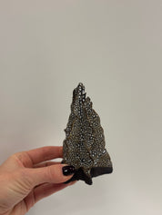 Keramik juletræ - sort