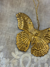 Sommerfugl ophæng - messing