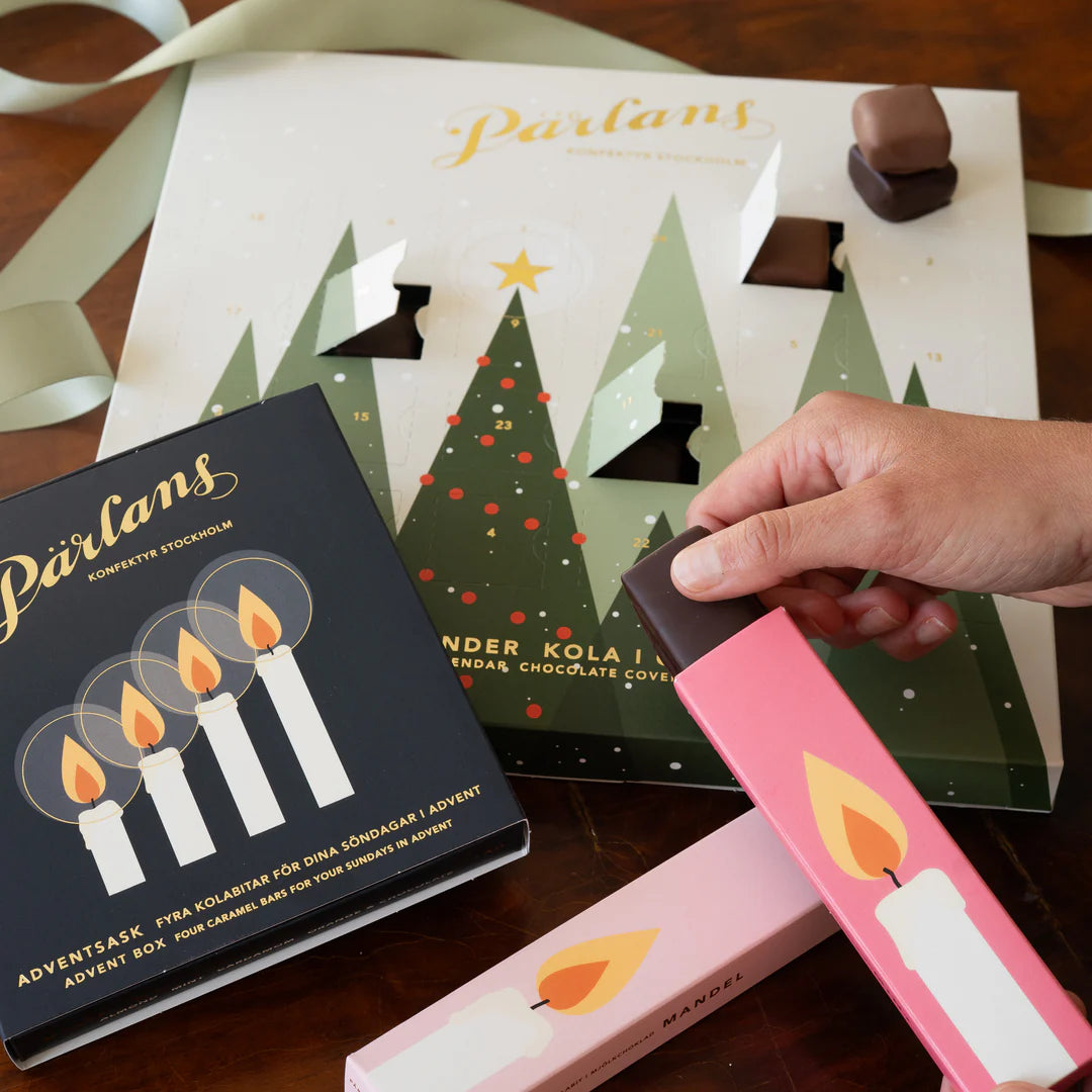 Adventskalender – Karamelbarer 4 stk.