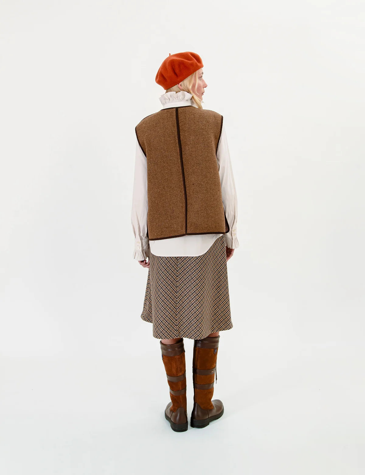 Runa vendbar vest - double wool