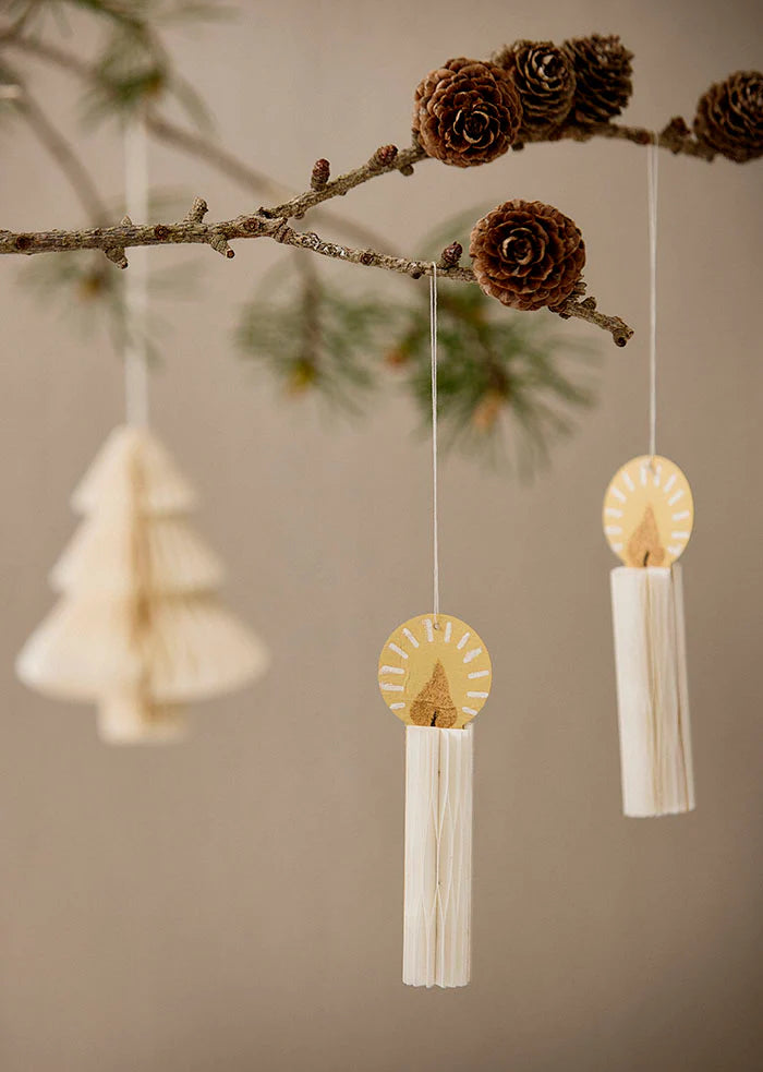 Honeycomb candles 3/pcs