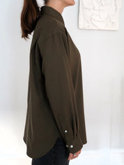 Hybrid wool shirt