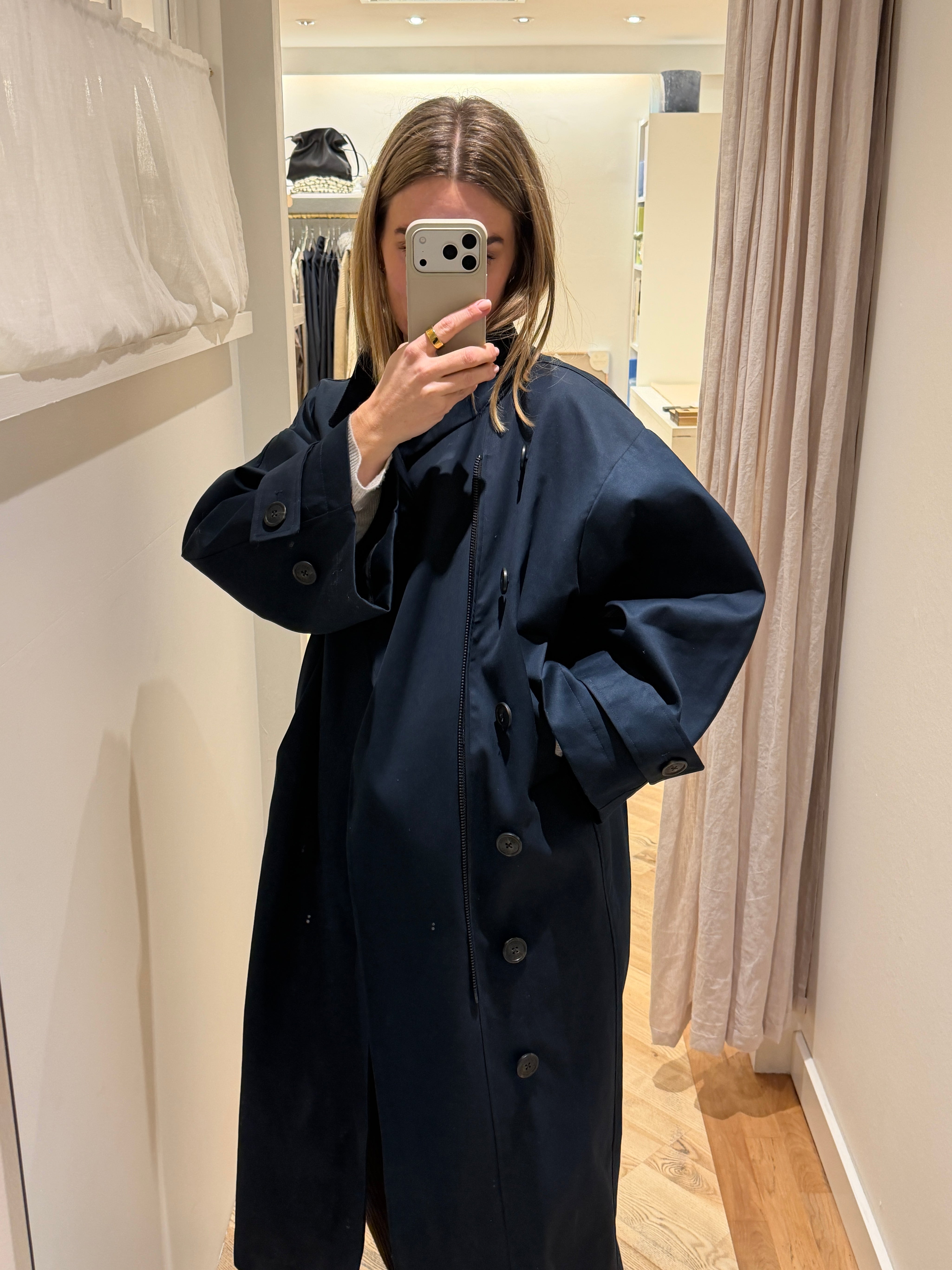 Water resistant coat - Navy