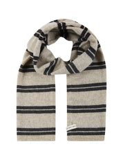 ESFiro knit scarf - Pure cashmere stripe
