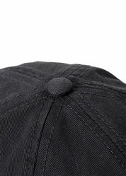 Rue de Tokyo chino cotton twill cap - black