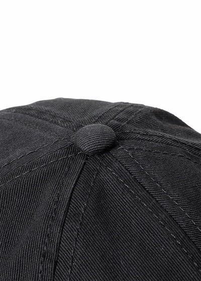 Rue de Tokyo chino cotton twill cap - black