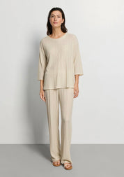 Summer knit pants - Oyster Gray