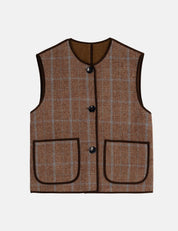 Runa vendbar vest - double wool