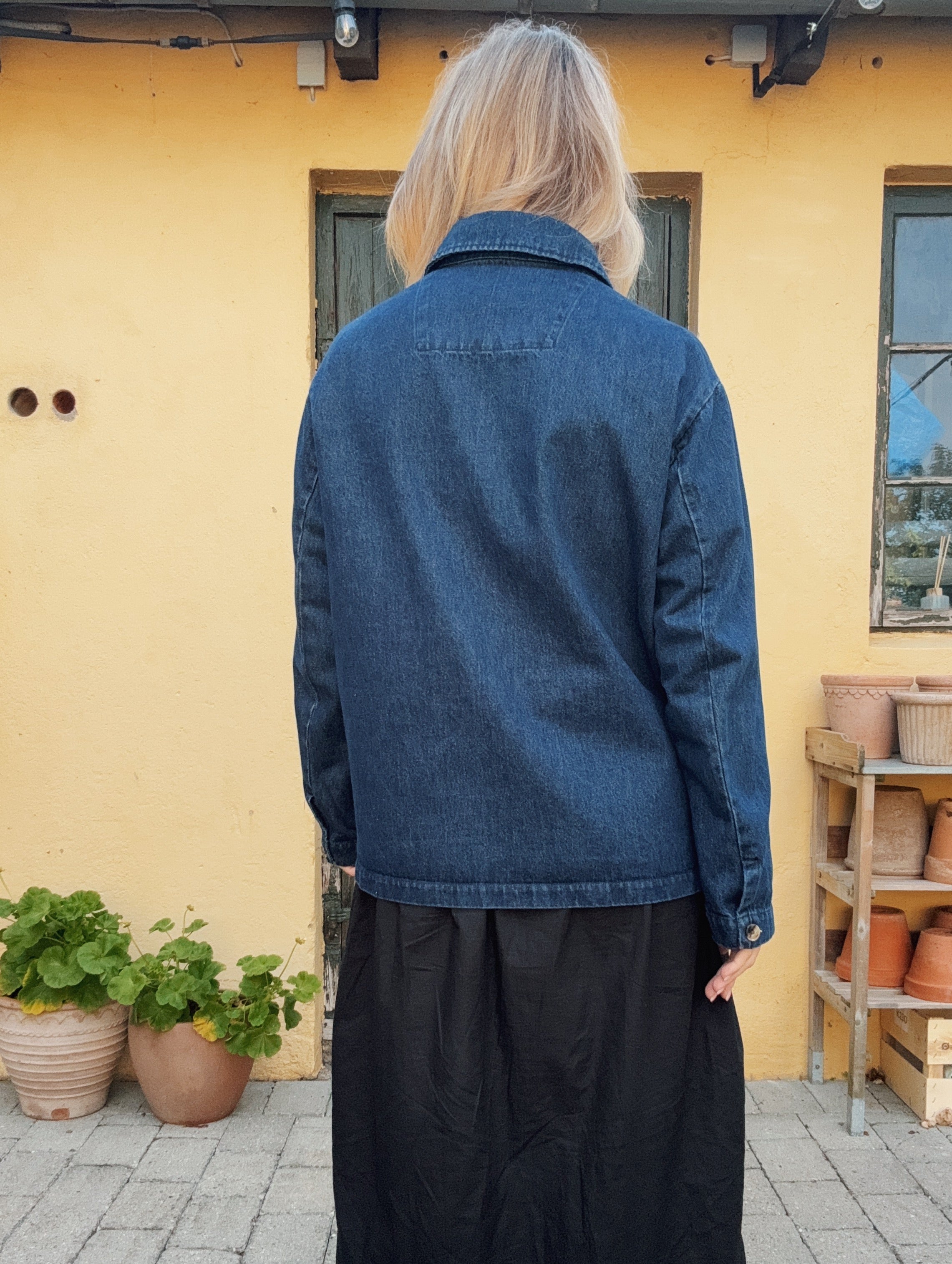 Cameron dark indigo denim workwear jacket