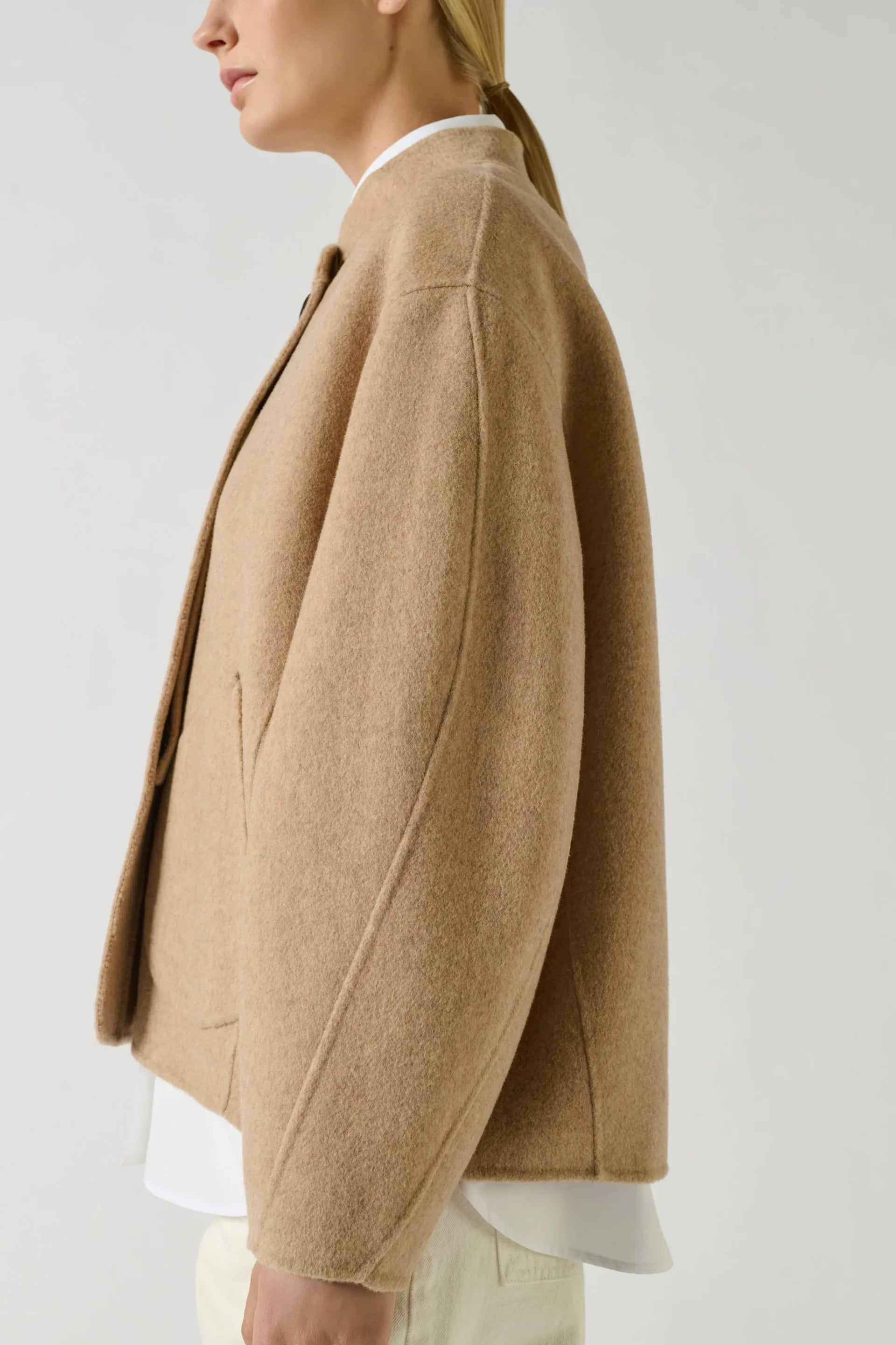 Windsor jacket - mottled beige