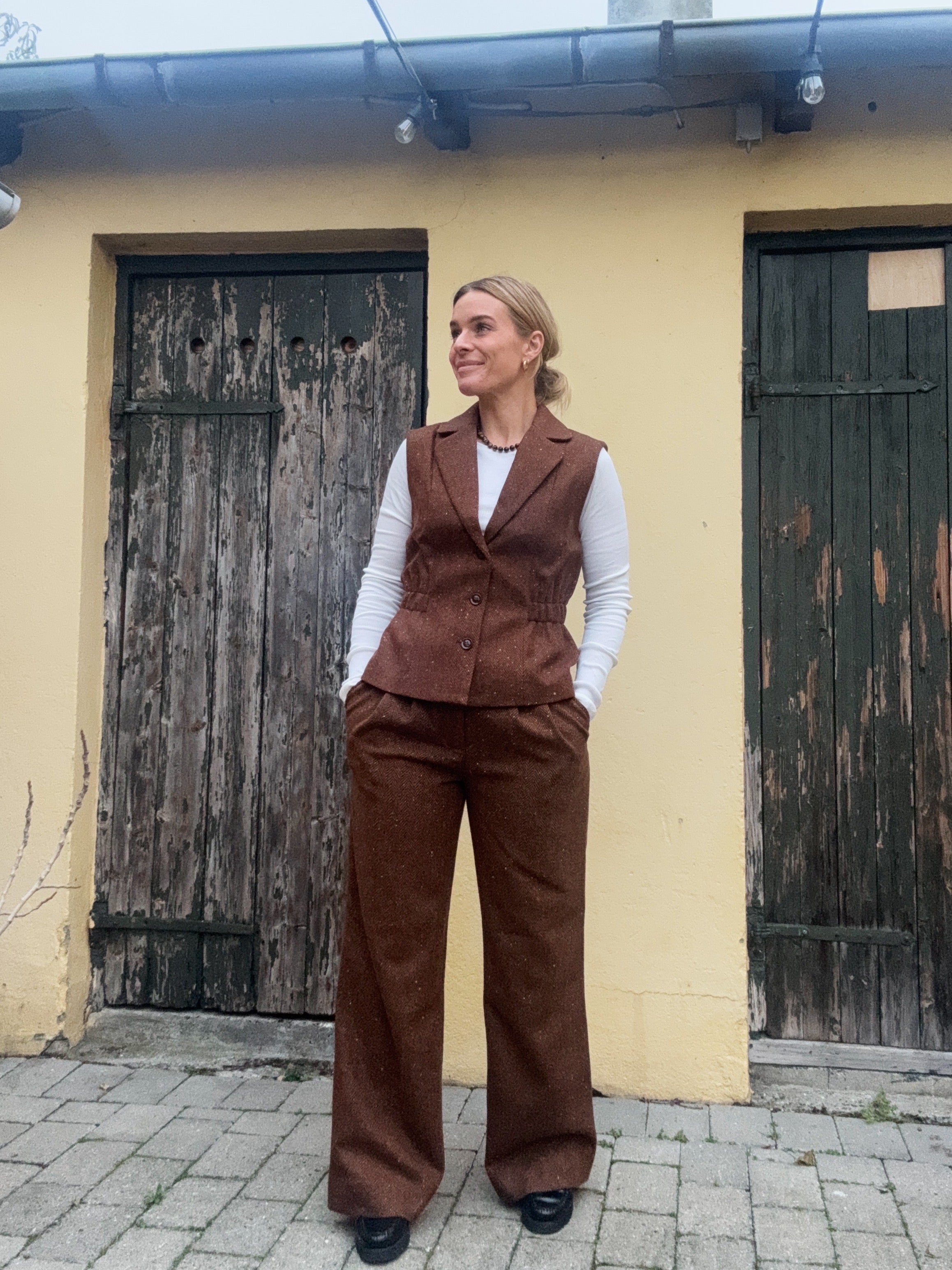 Russel pants - Rust melange