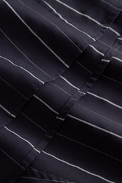 Pilar striped tencel skirt - dark navy stripe