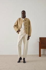 Windsor jacket - mottled beige