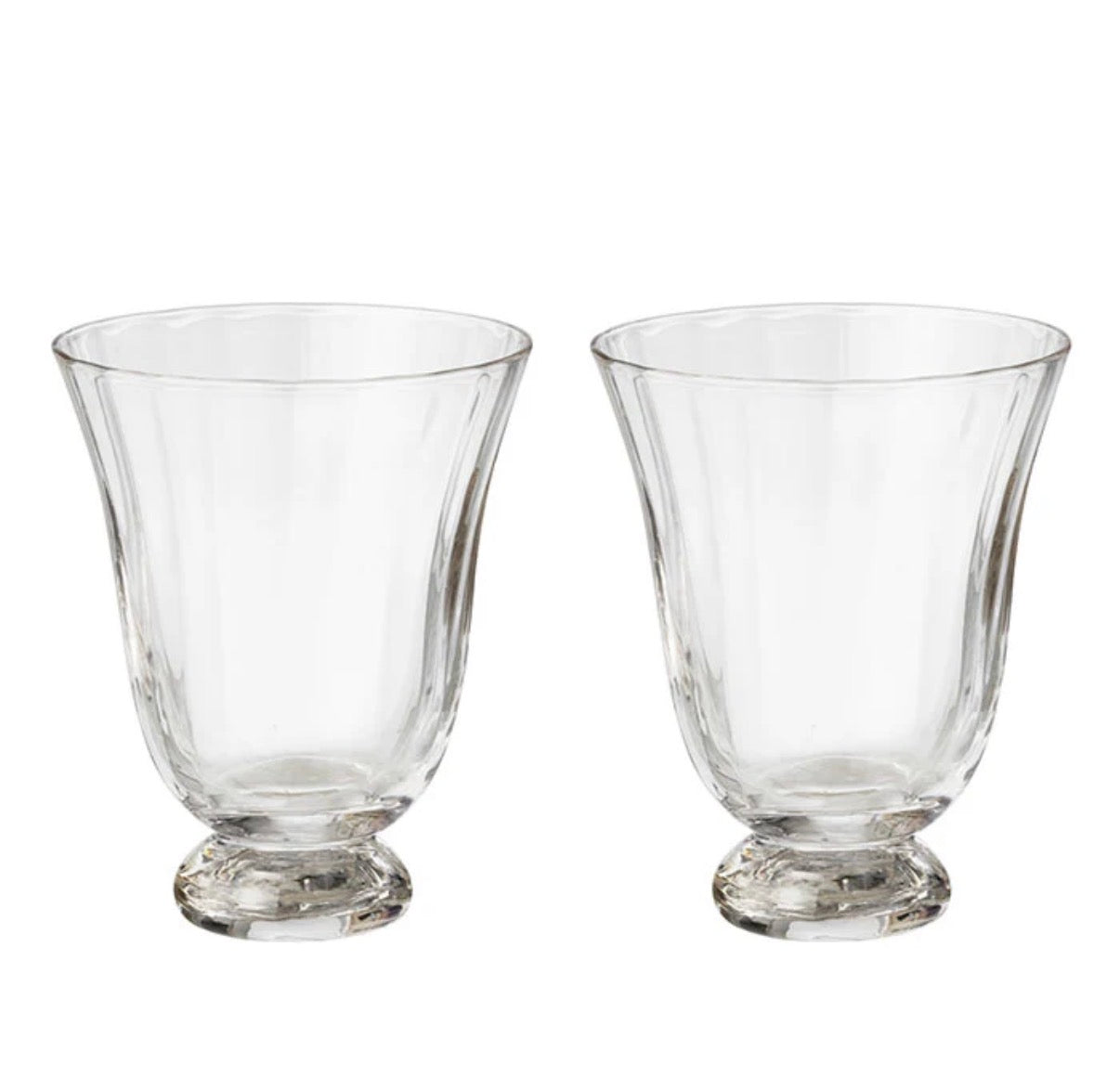 Water glas Trellis 2 pak - Clear