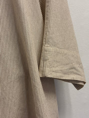 Abu Dhabi skjorte - Tapioca coffee stripe