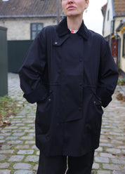 Cimana recyckled heavy trenchjacket - Black