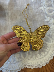 Sommerfugl ophæng - messing