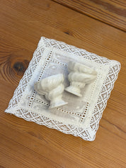 Skovbjerg coaster - 13 cm - White sand