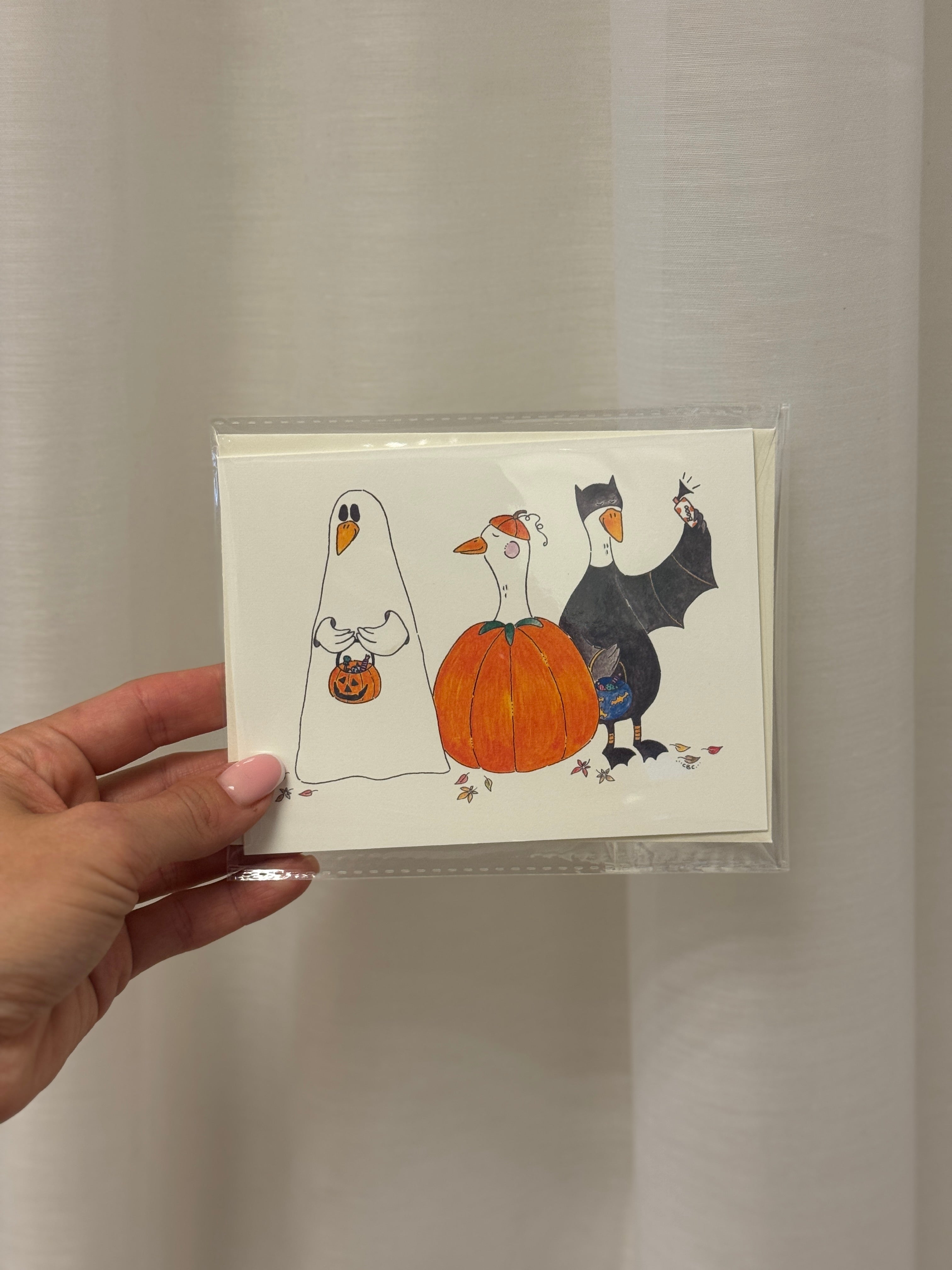 Kort med kuvert - Halloween