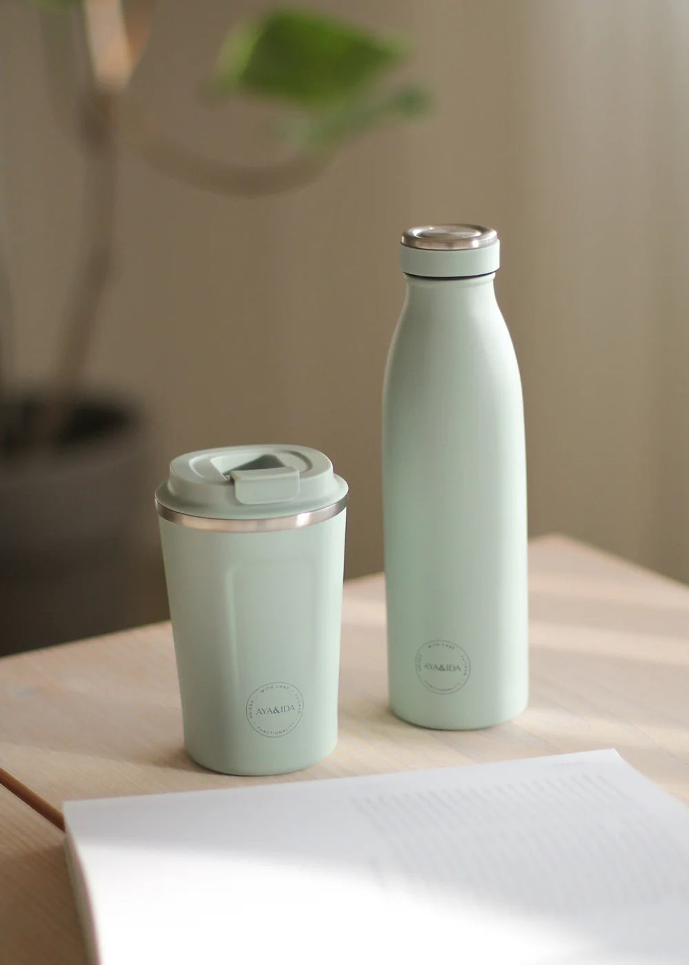Termokop 380 ml - Mint green