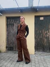 Russel pants - Rust melange