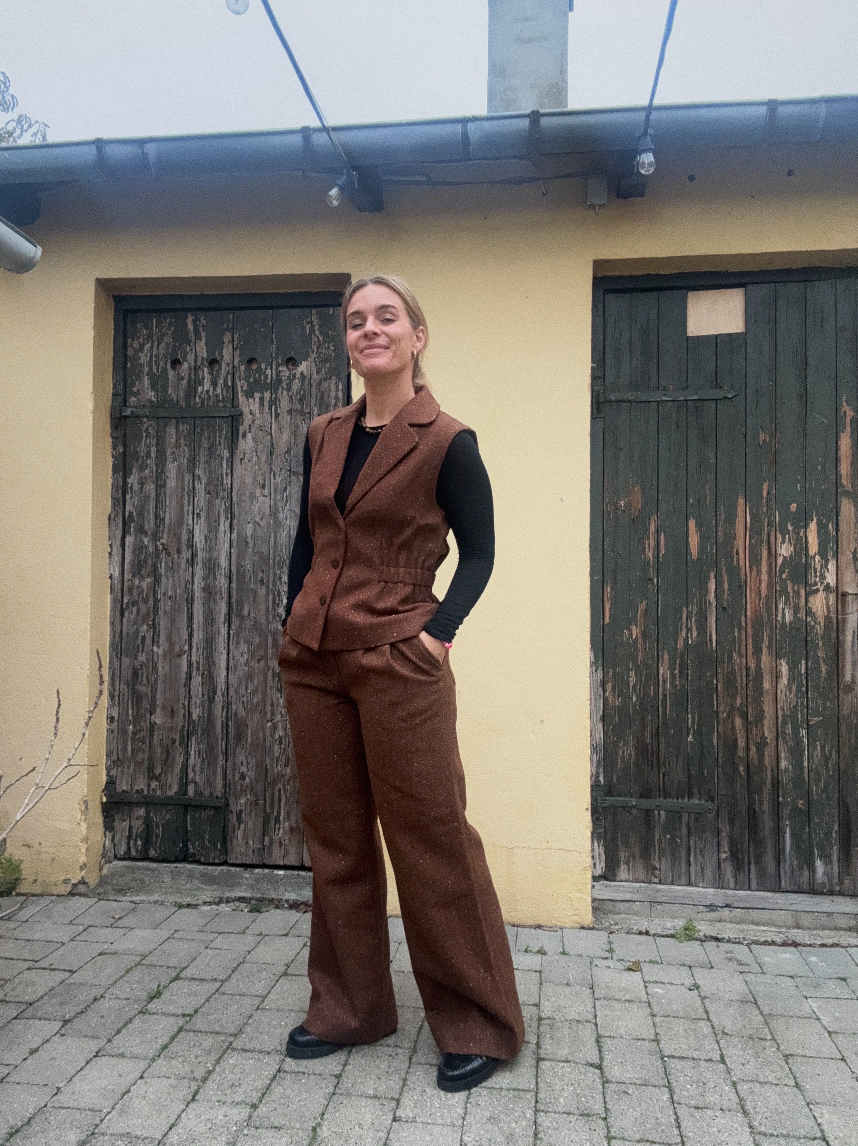 Russel pants - Rust melange