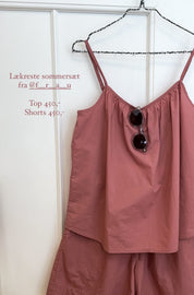 Sydney string shorts - Ash rose