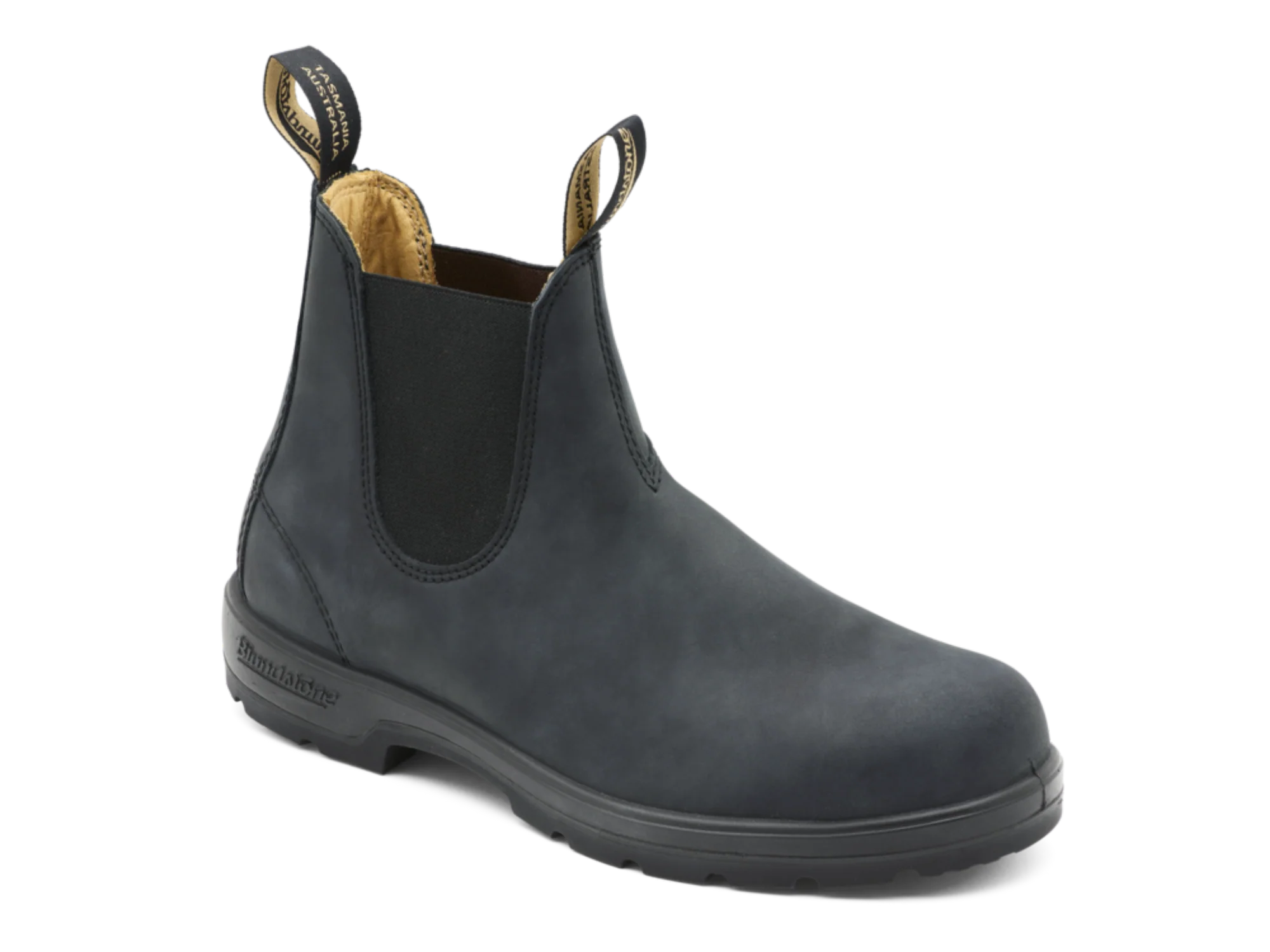 Classic Chelsea Boots - Rustic Black
