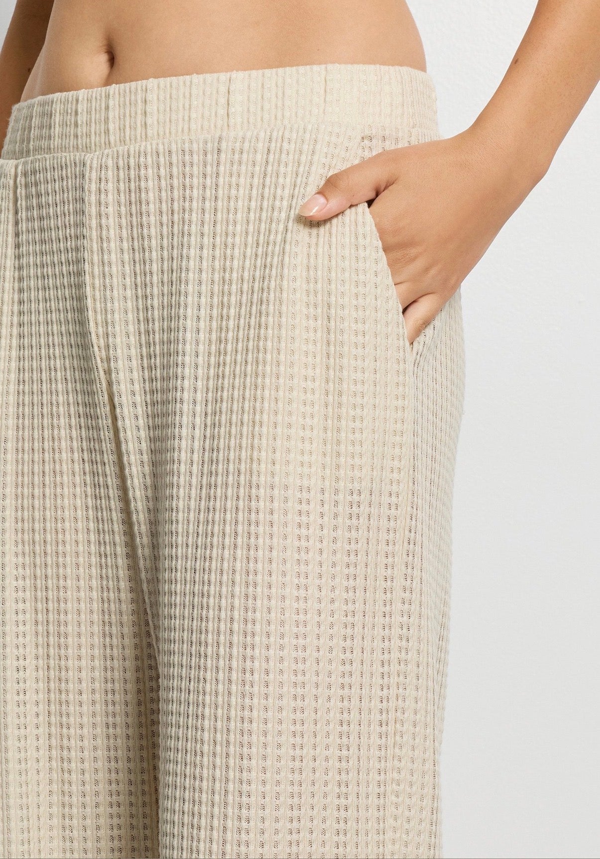 Summer knit pants - Oyster Gray