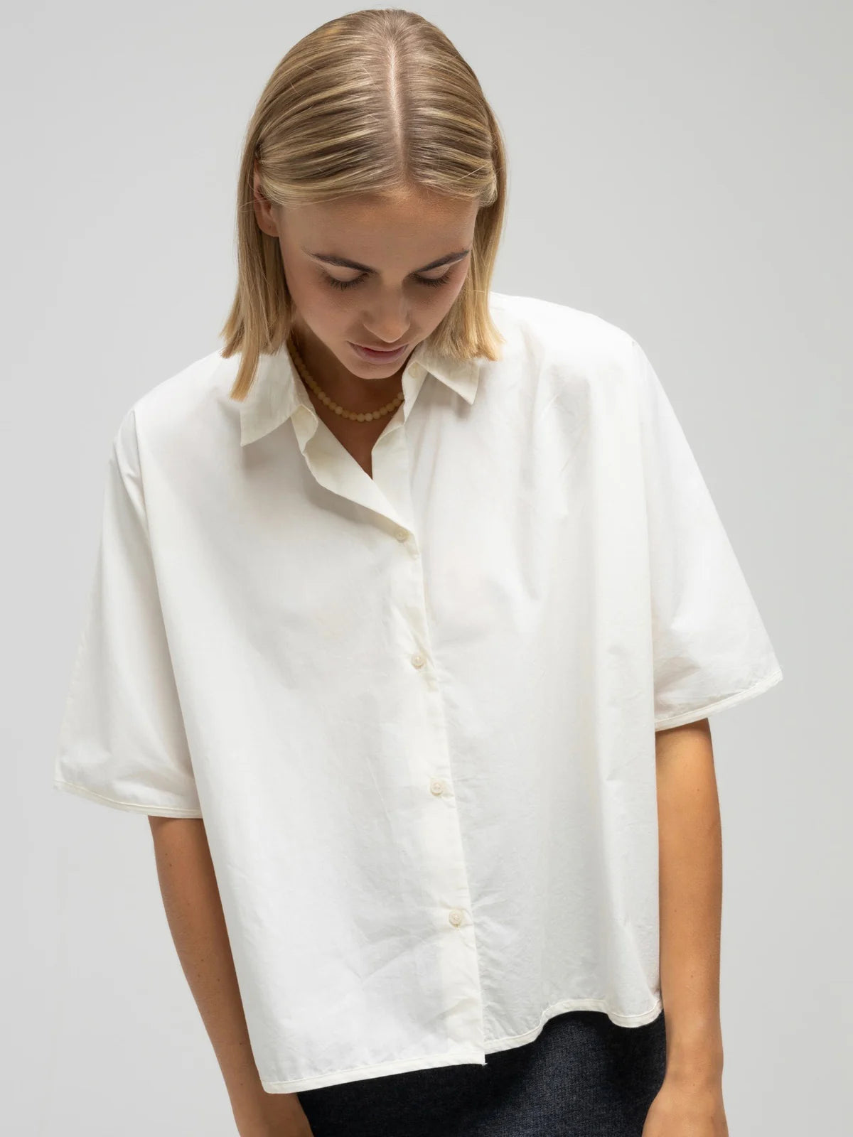 Ocean ss shirt - Ecru