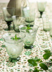 Water glass Trellis 2 pak - Sage